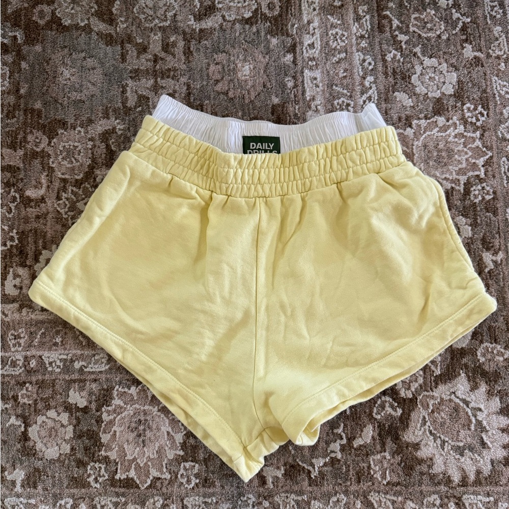 Yellow Daily Drills Boxer Super Shorts